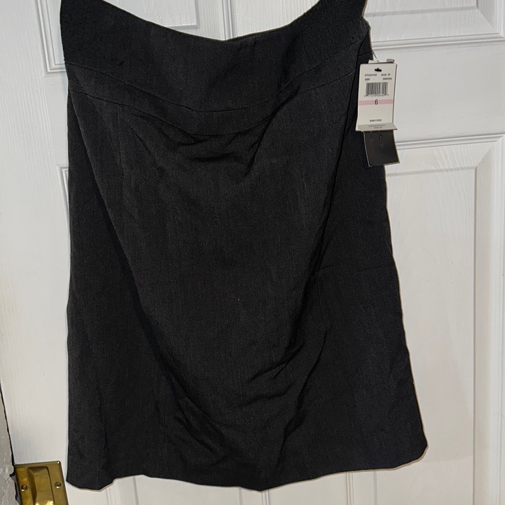 Brand new never worn charcoal gray pencil skirt